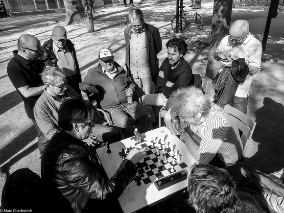 Les joueurs d'échecs - Jardins du luxembourg